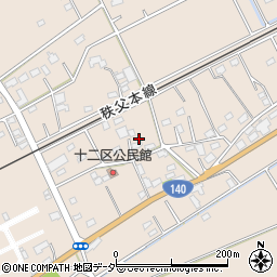埼玉県深谷市田中1196周辺の地図
