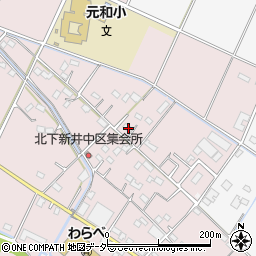 埼玉県加須市北下新井557-1周辺の地図