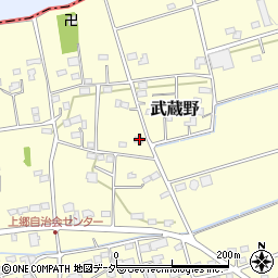 埼玉県深谷市武蔵野576周辺の地図