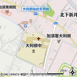 加須市立大利根中学校周辺の地図