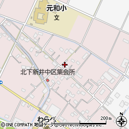 埼玉県加須市北下新井557周辺の地図