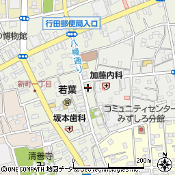 明治生命行田営業所周辺の地図