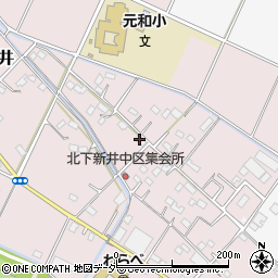 埼玉県加須市北下新井586周辺の地図