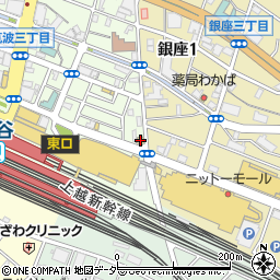 セブンイレブン熊谷駅東通り店周辺の地図