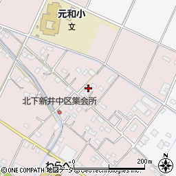 埼玉県加須市北下新井558周辺の地図