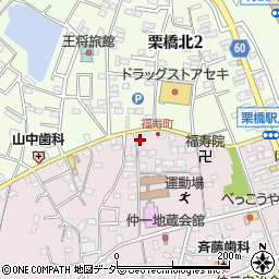 埼玉県　警察署幸手警察署栗橋交番周辺の地図