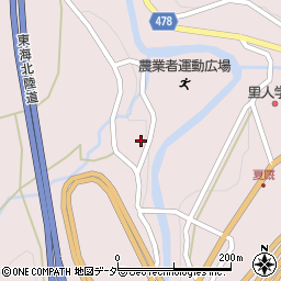 岐阜県高山市清見町夏厩210周辺の地図