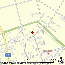 埼玉県深谷市武蔵野1965周辺の地図