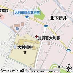 埼玉県加須市北下新井1700周辺の地図
