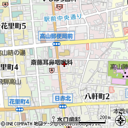 セブンイレブン高山名田町４丁目店周辺の地図