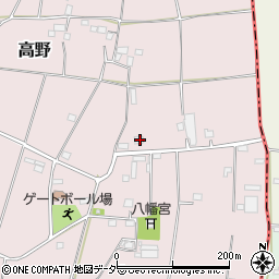茨城県古河市高野1091周辺の地図