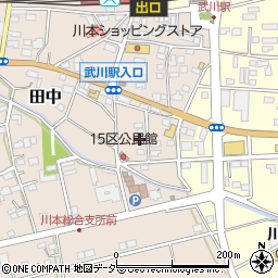 埼玉県深谷市田中144周辺の地図