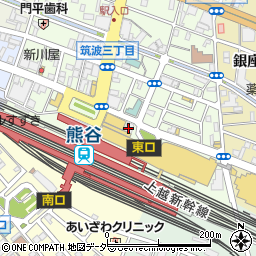 熊谷通運本社周辺の地図