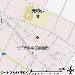 埼玉県加須市北下新井574周辺の地図