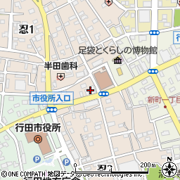 国大セミナー行田市駅校周辺の地図
