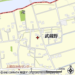 埼玉県深谷市武蔵野500周辺の地図
