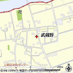 埼玉県深谷市武蔵野498周辺の地図