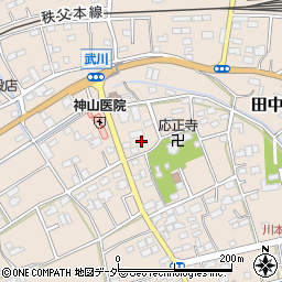 埼玉県深谷市田中606周辺の地図