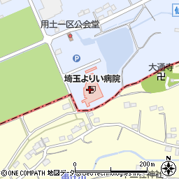 埼玉よりい病院（俊仁会）周辺の地図