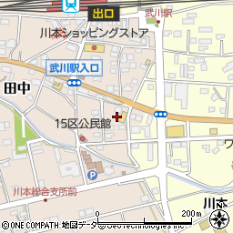 埼玉県深谷市田中136周辺の地図