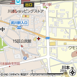 埼玉県深谷市田中126周辺の地図