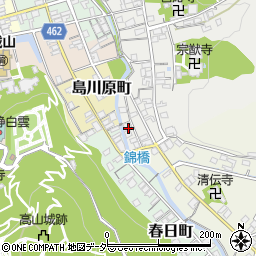 岐阜県高山市宗猷寺町1周辺の地図