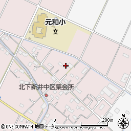 埼玉県加須市北下新井569周辺の地図