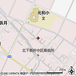 埼玉県加須市北下新井591周辺の地図