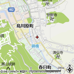 岐阜県高山市宗猷寺町29周辺の地図