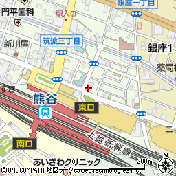 タイムズ熊谷筑波第２駐車場周辺の地図