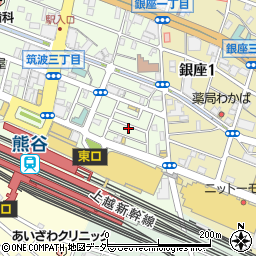 タイムズ熊谷筑波３丁目駐車場周辺の地図