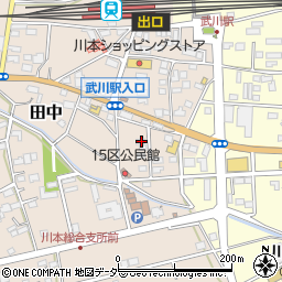 埼玉県深谷市田中143周辺の地図