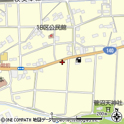 埼玉県深谷市菅沼439周辺の地図