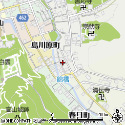 岐阜県高山市宗猷寺町25周辺の地図
