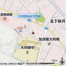 埼玉県加須市北下新井1695-12周辺の地図