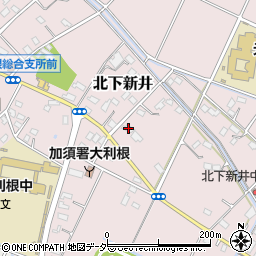 埼玉県加須市北下新井847周辺の地図