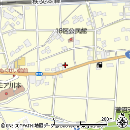 埼玉県深谷市菅沼129周辺の地図