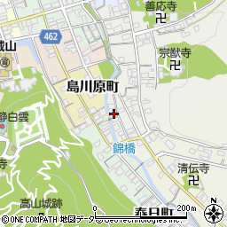 岐阜県高山市宗猷寺町2周辺の地図