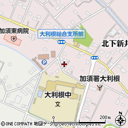 埼玉県加須市北下新井1692周辺の地図