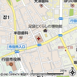 行田商工会議所周辺の地図