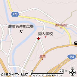 岐阜県高山市清見町夏厩939周辺の地図