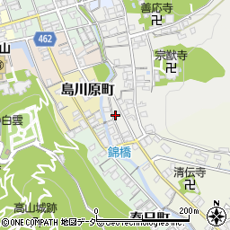 岐阜県高山市宗猷寺町19周辺の地図