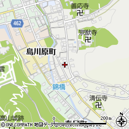 岐阜県高山市宗猷寺町周辺の地図