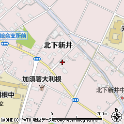 埼玉県加須市北下新井849周辺の地図