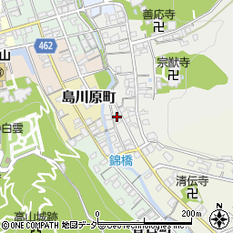 岐阜県高山市宗猷寺町17周辺の地図