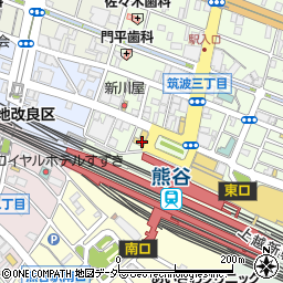 マクドナルド熊谷駅前店周辺の地図