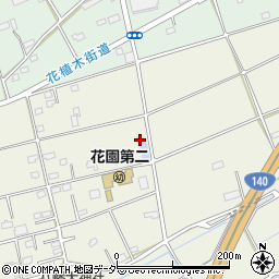 埼玉県深谷市永田414周辺の地図