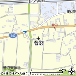 埼玉県深谷市菅沼645周辺の地図
