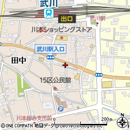 埼玉県深谷市田中140周辺の地図