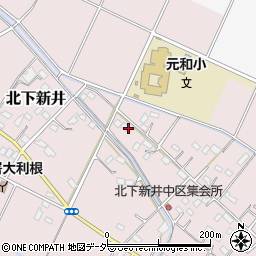 埼玉県加須市北下新井572周辺の地図